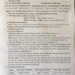 Kế hoạch kiểm tra học kỳ I năm học 2019 – 2020