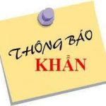 Thông báo khẩn về việc nghỉ học phòng, chống dịch bệnh do vi rút Corona