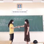 HỌC SINH TRƯỜNG THPT NHÂN CHÍNH TRỞ LẠI TRƯỜNG HỌC SAU THỜI GIAN DÀI NGHỈ  PHÒNG DỊCH COVID-19