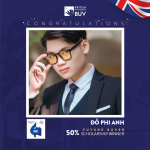 CHÚC MỪNG NHỮNG GƯƠNG MẶT XUẤT SẮC TỪ THPT NHÂN CHÍNH GIÀNH HỌC BỔNG TỪ BUV